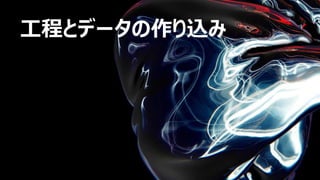 工程とデータの作り込み
 