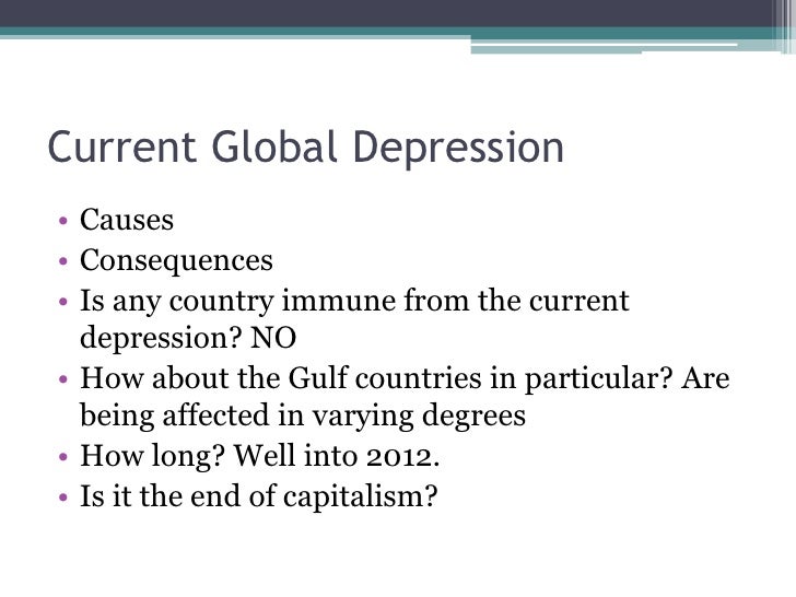 The Global Depression and Gulf Economies