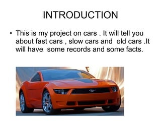 about cars | PPT
