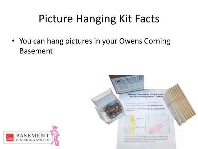 owens corning basement finishing system picture hanging kit 2 638