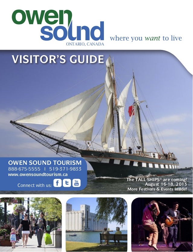 Owen Sound Visitor Guide 2013 GreyBruceEscape magazine