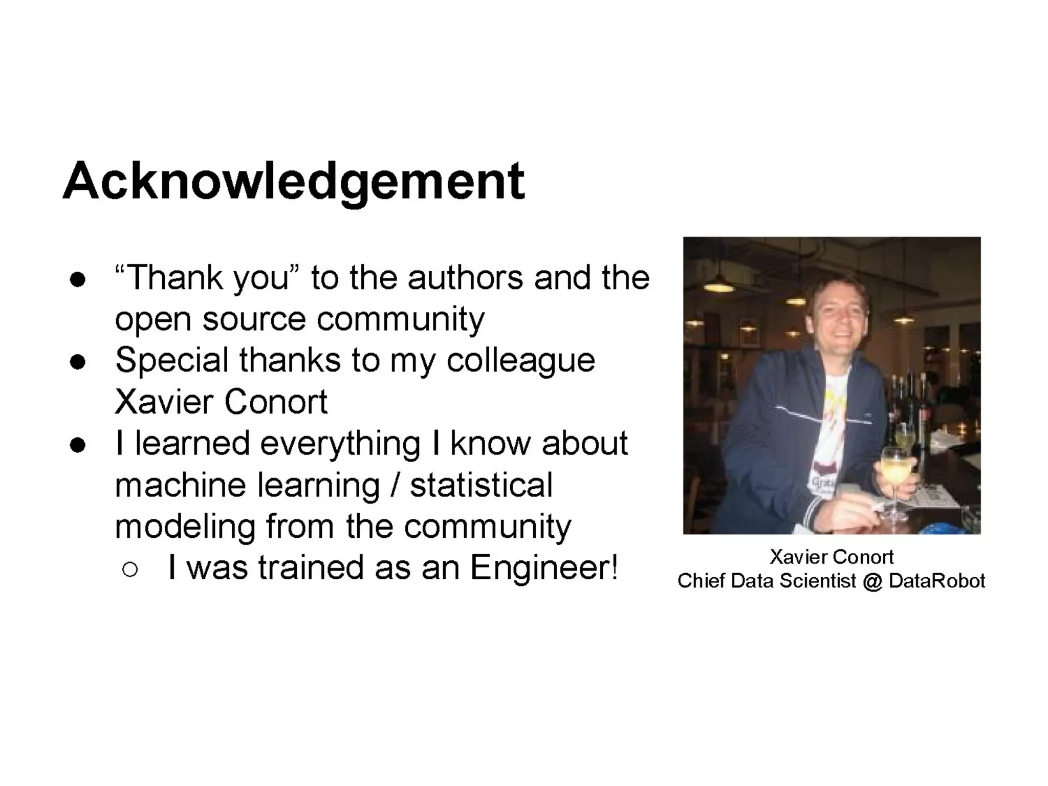 Open Source Tools & Data Science Competitions