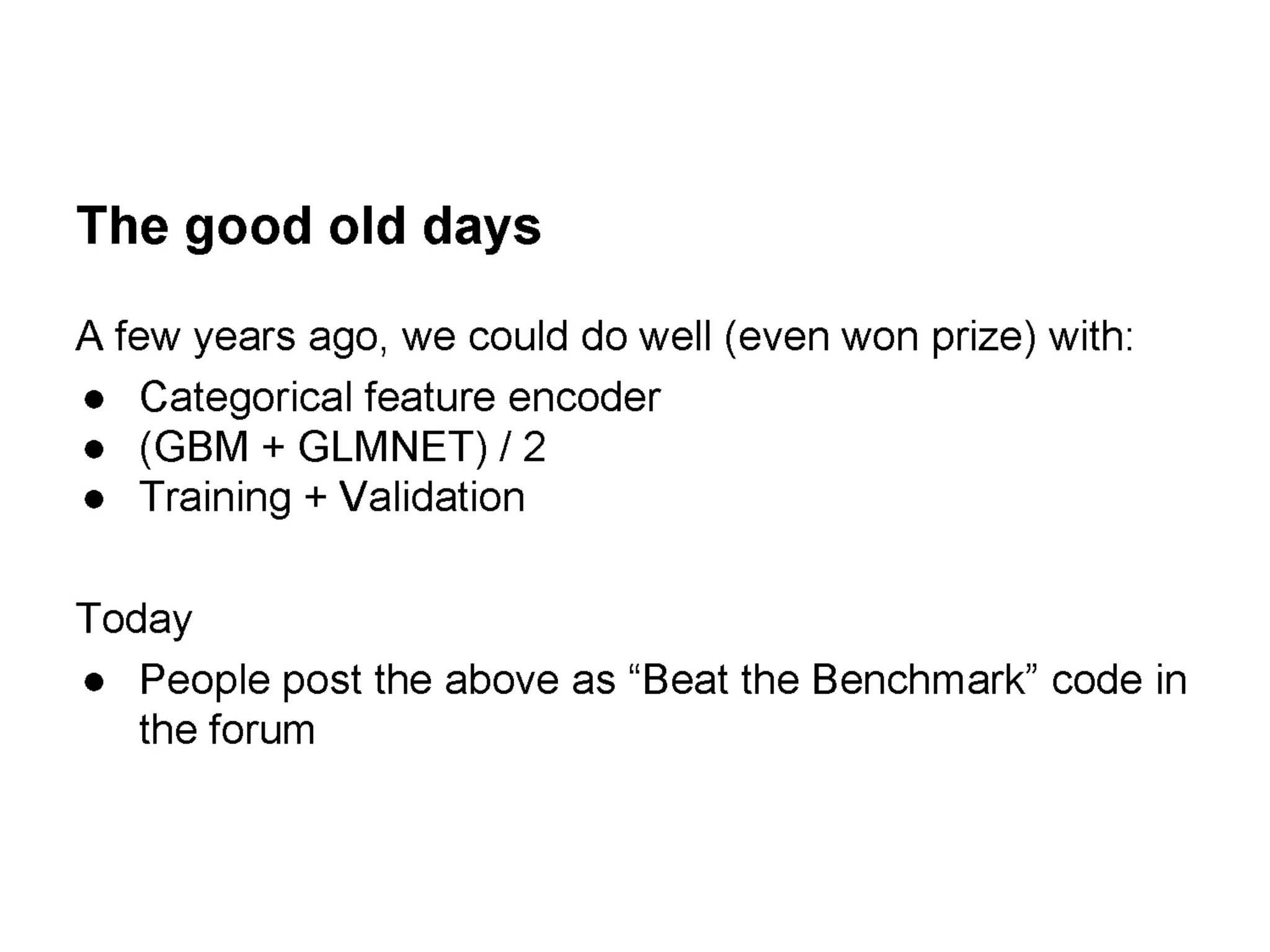 Open Source Tools & Data Science Competitions