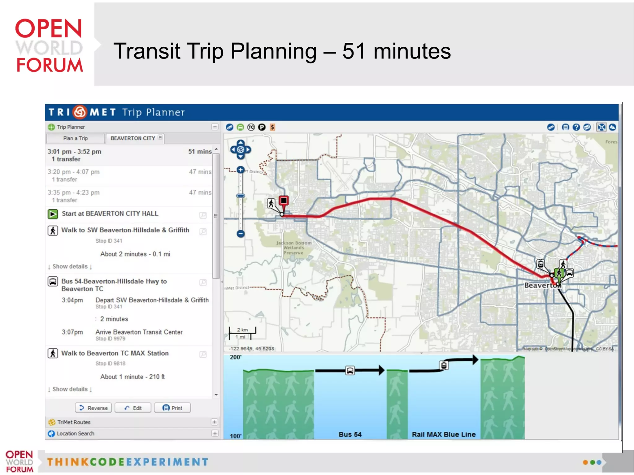 Transit Trip Planning – 51 minutes
 