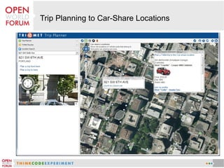 Trip Planning to Car-Share Locations
 