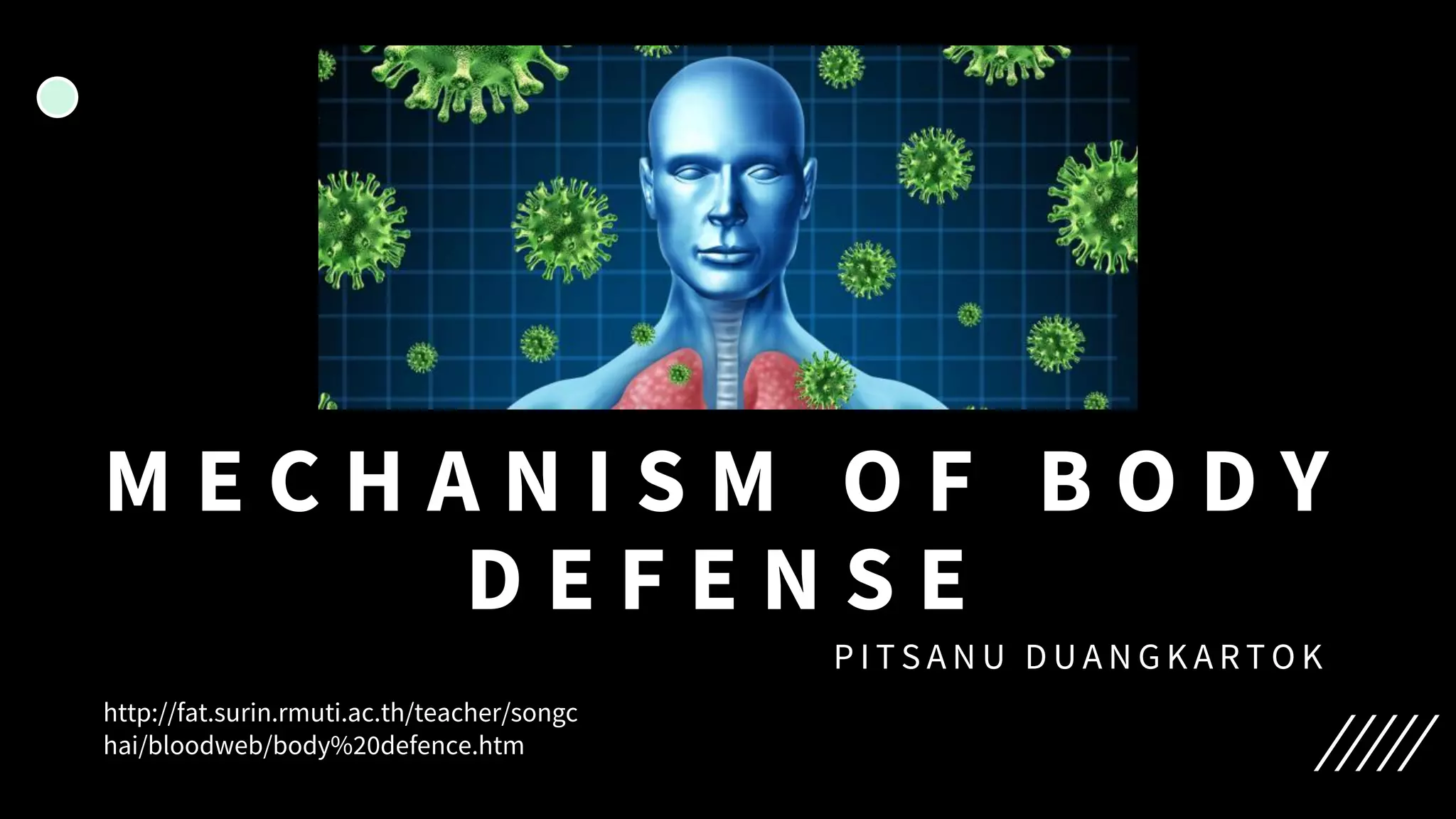 ระบบภูมิคุ้มกัน (mechanism of body defense) | PPT