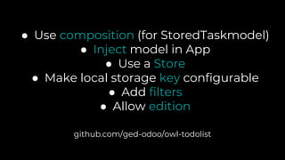 Owl: The New Odoo UI Framework | PPTX