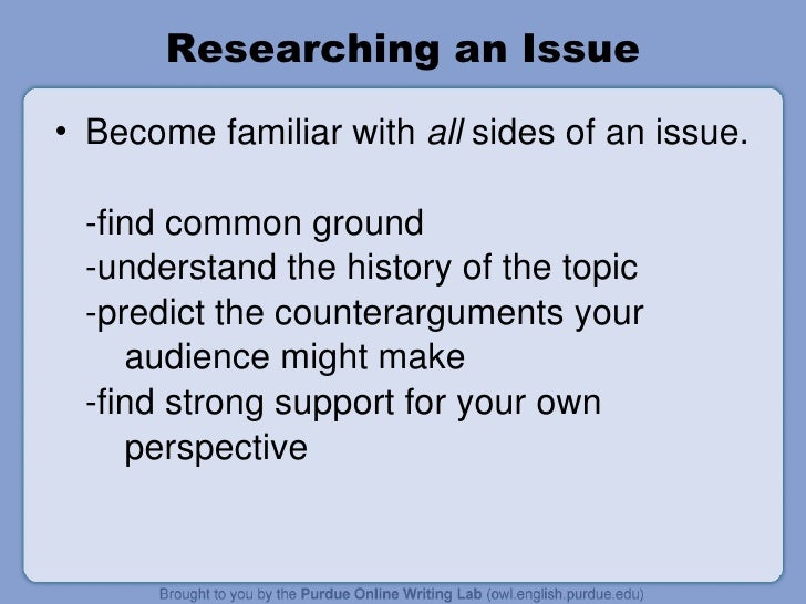Owl purdue persuasive essay