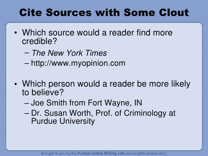 Owl purdue persuasive essay