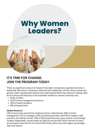 2025 Women Leaders Program - Award Winning | PDF