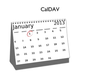 CalDAV
 