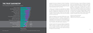 76
recognise this and are rewriting the rulebook. According to
Edelman’s Trust Barometer 2012, trust in business fell by 3%
year-on-year. In mature economies this ongoing trend is even
more pronounced. The things that drive trust tend not to be the
things typically talked about in paid media.
Looking at how businesses and governments are meeting
our expectations, ‘innovation’ and ‘performance’ rank relatively
low when compared with ‘responsiveness’ and ‘ethics’ (see
Edelman’s Trust Barometer). The latter tend to be in the realm
of owned channels and assets. Owned First brand building
capitalises on great experiences around what the reductive
era saw as the ‘back story’.
Today, your experience is your brand. As Millard Brown said in
Brand Z Top 100 Brands 2013: “Stand for a higher purpose:
the best brands are built on an ideal that encompasses not
what people buy, but what they buy into.” Value statements on a
marketing key, ‘onion’ or pyramid are unnecessary. Great digital
era brands need a clear purpose and a looser but coherent
series of definitions that reflect authentic experiences.
Owned First brands with clear purpose appear in all categories.
Google’s purpose is to organise the world’s information and
make it universally accessible. In contrast, Vanish’s purpose
is to be an expert in all aspects of stain removal. These two
brands are different in their roles but are united in their Owned
First approach to brand building.
The Owned First canvas is a big one. Marketers and agency
teams can, understandably, suffer from paralysis when faced
with an almost unlimited smorgasbord of data, content formats,
distribution channels and technology platforms. Limitless
possibility is not necessarily a good thing for consumers or
brands. This overabundance of options lies at the core of
complaints from marketing practitioners about how difficult it
is to be successful in today’s marketing landscape. Adopting
an Owned First communications strategy enables a brand to
cut through these complexities. Delivering seamless, well-
connected user experiences through a brand’s owned assets
should be a marketer’s primary focus for three reasons:
• Short term revenue optimisation
• Optimising the ‘influence mix’
• Meeting consumer experience expectations.
 