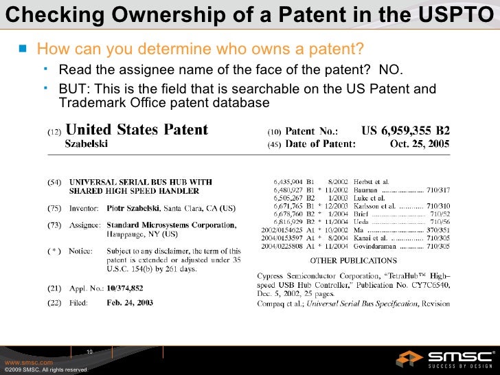 Uspto assignment