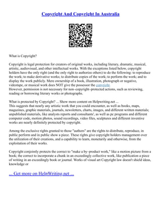 Ownership And Infringement Of Copyrights | PDF