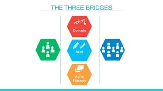 THE THREE BRIDGES
Domain
Skill
Agile
Fluency
W.W.W
 
