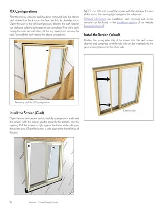 Marvin Windows and Doors Owners Manual | PDF