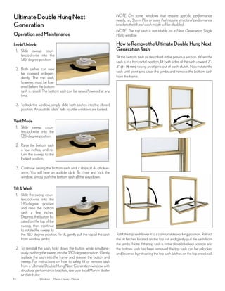 Marvin Windows and Doors Owners Manual | PDF