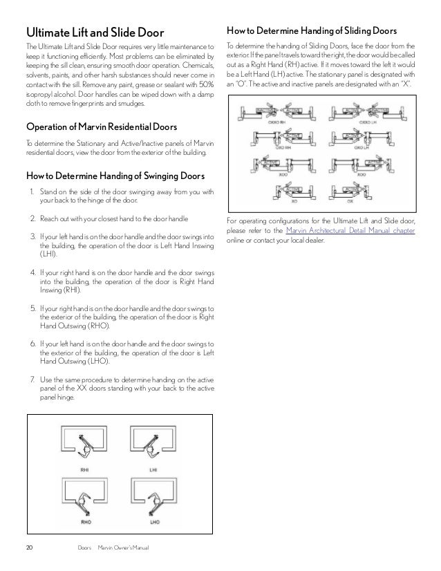 Marvin Windows And Doors Owners Manual