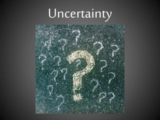 Uncertainty
 
