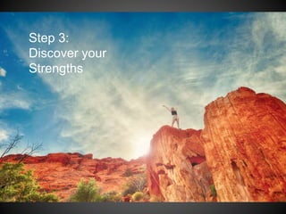 After you’ve written down your
answers, look for repeat words,
or words that make you “feel
something”.
 