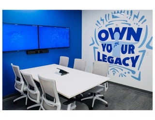 Own Your Legacy Company Motto Mural at Prolink Staffing Cincinnati