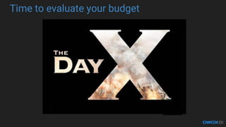 Time to evaluate your budget
 