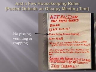 No pissing,
vomiting or
crapping