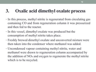 Oxalic acid industrial preparation