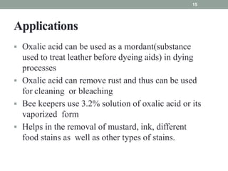 Oxalic acid industrial preparation