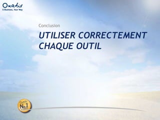 Eléments faisant fluctuer le ROIHors du siteVariantNombre d’affichages (pub au mille, affiliation)InvariantNb clics (Adwords (à voir CTR), Moteurs)Dans le siteNombre de visitesNombre de paniers remplisPertes dans le processus de commandeFiche/Port/PaiementOptimiser le ROI revient à minimiser chacune de ces pertesNouvel outil : le funnel de conversion