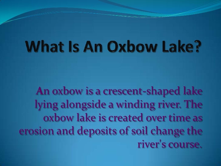 Oxbow Lake