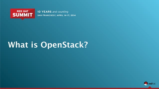 An Introduction to Red Hat Enterprise Linux OpenStack Platform | PPT
