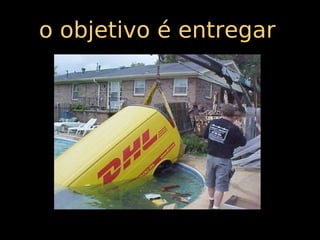 o objetivo é entregar
 