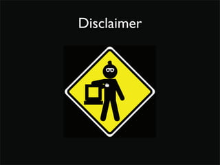 Disclaimer
 