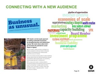 CONNECTING WITH A NEW AUDIENCE




                            Page 25
 