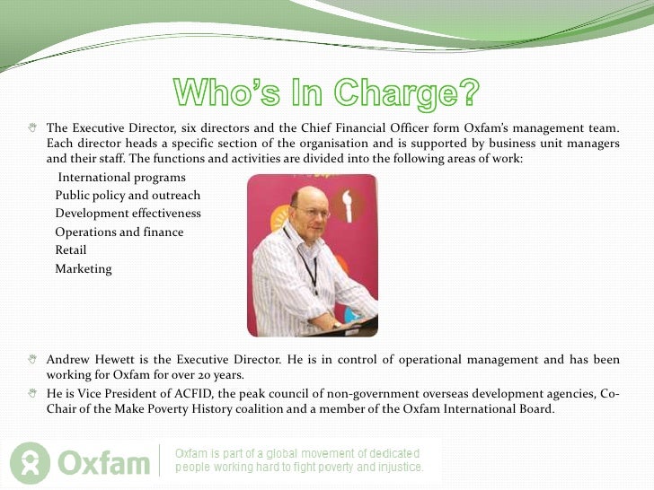 oxfam foundation