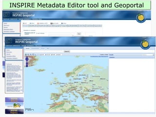 INSPIRE Metadata Editor tool and Geoportal 