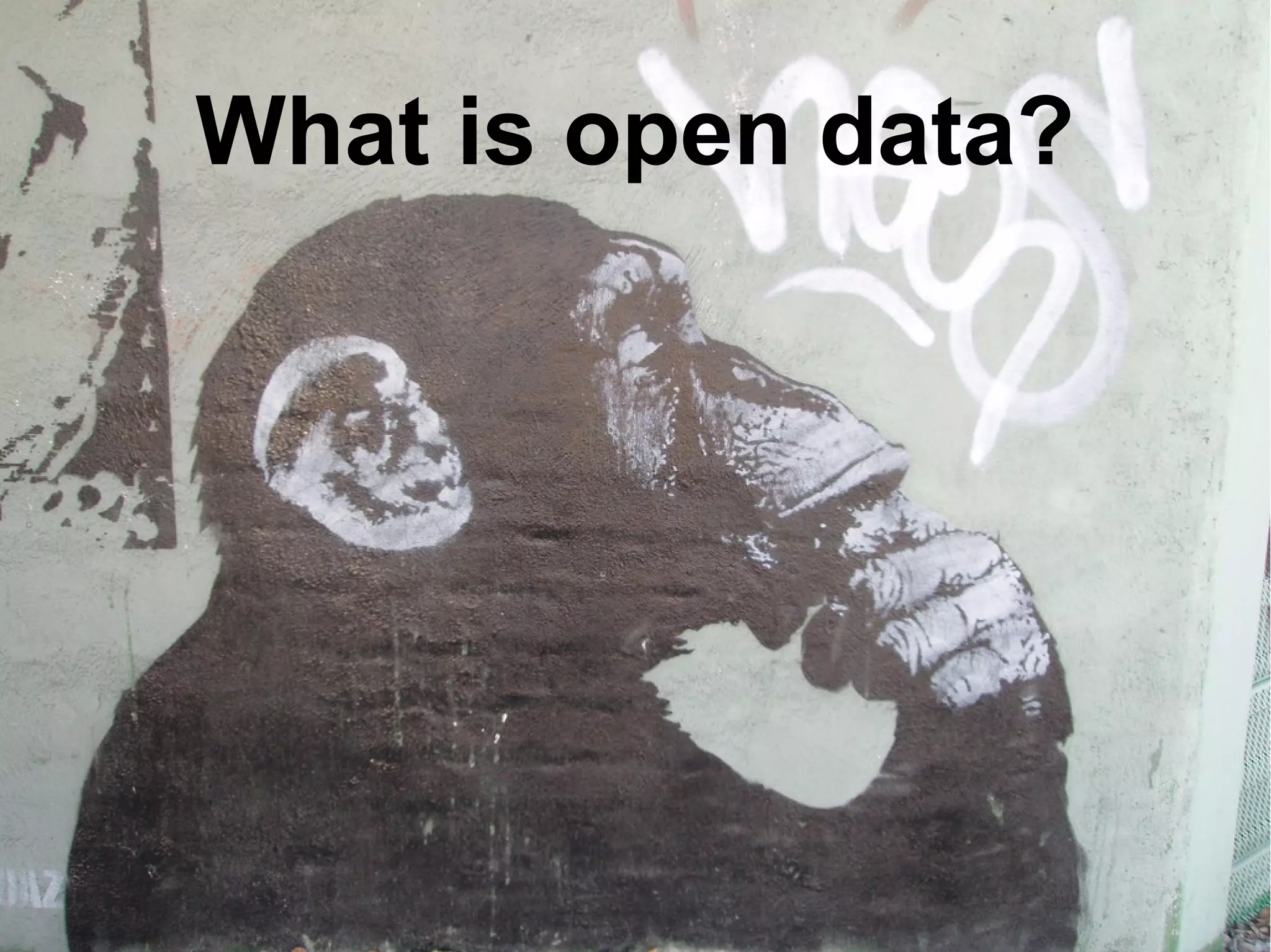What is open data?