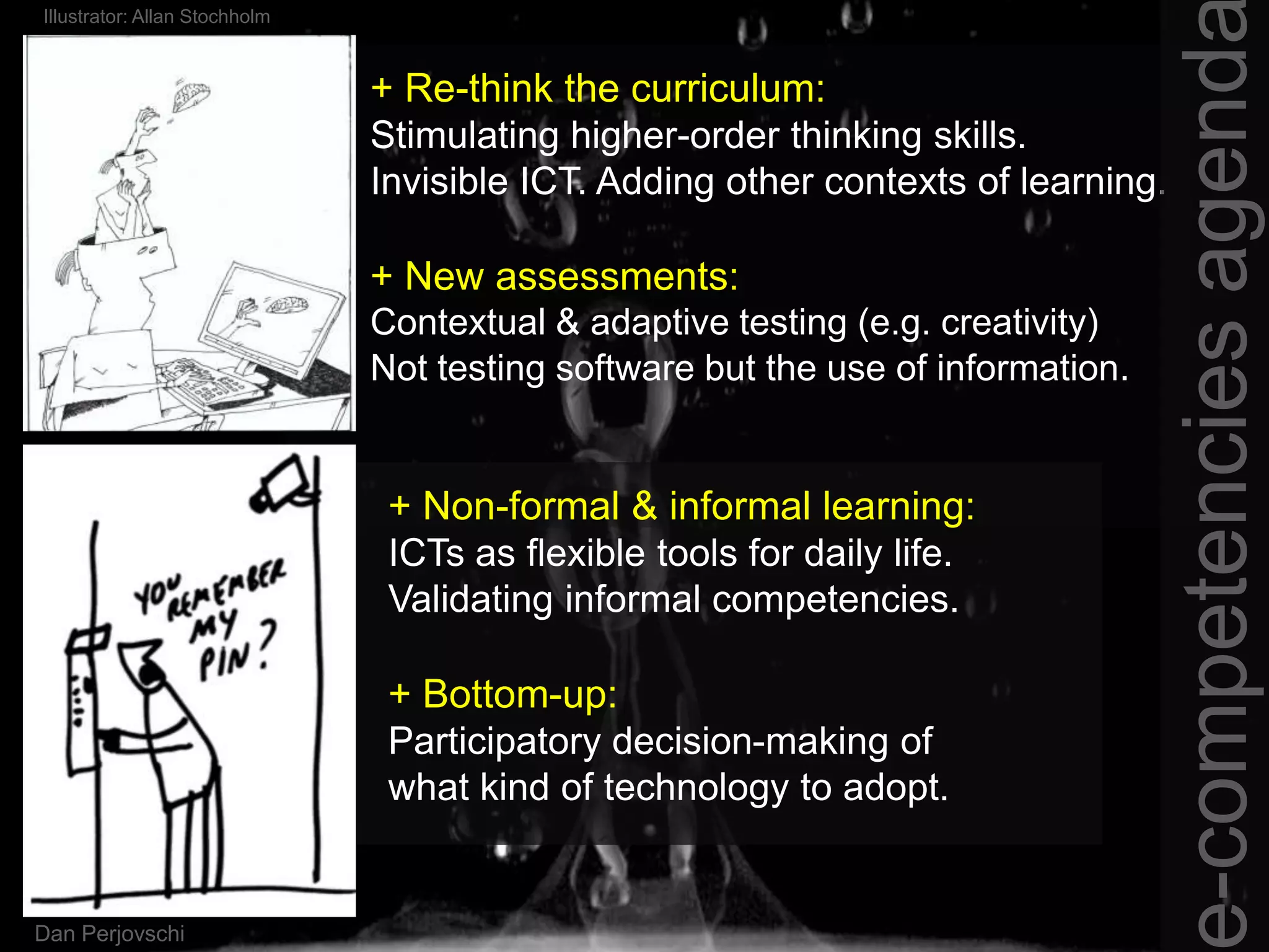 Strategies to promote the development of e-competencies