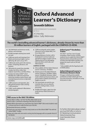 Oxford dictionary | PDF