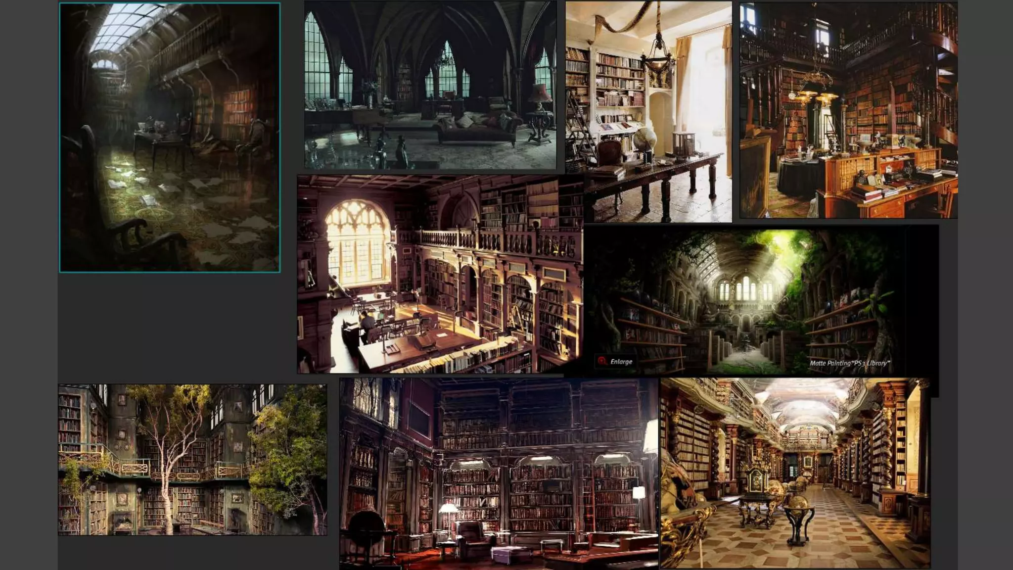 選んだ題材
オックスフォード大学の図書館
 