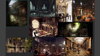 選んだ題材
オックスフォード大学の図書館
 