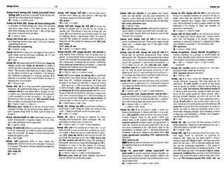 'keepfrom dolng 5
t
h
:'keepyournelf frvm
dolng sth to prevent yourself from doing sth:
She bll her lip l
ok ~ p f r o m
laughing.
Q v+ prep + v + pmn +prep
'kwp sbfmmsth;%keepsbfromdolngsth
to prevent sb from doing sth: IlonY Iel me keep
you from your work. o I'w ken trying to keep
hlmfromfinding out the truth. oHer pride kept
herfromw i n g irtmnlof them.
&v + nlpmn+ prep
'keepsth from abtoavoidtellingsb5th:f think
he's keeping secrelsmm m.oAre you keeping
somethmnf from us?
secrets,something
Q v+ nlpmn+prep
,keep'in(BrE)tostayneartheedgeof themador
path whlle you are driving, walking,etc: you
keepin,thevnnmnwemken
v+edv
,keepsb 'InEesmiaUyBrEjl( B r E a h , k msb
'back) ( A da h ,kesp ab be'hlnd) to make a
child stayafternormalschoolhoursasapunish-
ment:Thelencher kept themall m o ~ s c h o o l 2
to not allow a child to go outdoors:I'm keeping
the children in h u s e it's mining outside.3 to
keepsb in hwpital:She's much b
e
t
m but they're
keepingherin ouernight.
+v +nlpron+adv
,keep sth V
n 1 to stop yourself expressing an
emotion:H
ewukihardly kwp Inhlsa m IEB
restrain sth 2 to notallow sth to escape,be lost
or takenout:Ckihrdmrfokmp in themrmth.
o She wunted to cut thesex scene I= in a play or
fllm/movie),but wekept it in.ESlwrmth,h a
3 tonot allowananimaltogooutdrxlrs
Qv+nlpron+adv a v+adu+n
kaep your 'hand In to do an activity ooca-
sionally so that you do not lnseyour skillat it:I
play squnrhfom time to H m ,just lo keep my
hand ~n
'keep sbmurself In ath(informa0 to dve or
allow sWyoumeIf a regular supply of sth: This
pn-limejobkeepsmeincigawtes.
+v+nlpron+prep
,keep11n
with sb@r@towntinue tobefkiendly
with sb, especiallyi
norder togah someadvan-
tage for yourself: He keeps in with anyone loho
mighthw f u I toh
i
m
Qv+adv+prep
,keep 'off (espedally BrE3 if rain, snow,etc.
keepsoff,it d o e notfall,eventhoughit looksas
i f it might:TheptrrSy willgoaherrdprovided the
rainkeepsog
EE)hold off
&v+a&v
156
.........r.........h..... ~........................."..-...
,kWp 'off;,keep 'oft slhto not go onto a par-
ticular area: Xeep ofl (thegram)?
o Wekepl o
n
themain roadstoavoidt
h
e
m
.
mgram
Qv*adv 4 v+prep
,keep'aff sth:,keep sb 'off sth Ito not eat.
drlnk or smokesth; to not let sb eat, drink or
smoke sth: The doctor's told me t
o M p off rPd
m r . 2 tonot mentionaparticdar topic:tostop
sb talking about a particular topic:It's M r to
k ~ e p
off the subject qF pItiics with myfadher o
Keep heror thesubjectof teewegirls! EBl sub-
led,topic
r
S
Y
H
)
m
~
m
s
t
h
@v+prep. v+nlpron+pmp
,keeps k s t h 'off:,keepsbrsth 'off s h t h to
stop sWsth f
r
o
m taming near or going inta (a
plate);to stop sblsth from touchingor harming
sblsth:He covered tkhesandwrchesm keep thepies
offoKwp ynur animalsoffmy Inntd' o Working
helm keep my mind oMmypro&m. o Ikepl the
childrenofl(schw0until theyfill better
P
QRles,hands,mind,eyes
v+nfpmn*adv 4 v + nlpron+prep
,keepb nI(also, b p 'ondoing5th)tooontinue
dolng what you were doing, behavingin a m-
tam way etc., without stopping: He'll get into
troubk V he keeps on like ihislo Keep on w
i
n
g
-don't giue up! Q Therain kepton ( =continued
tofall) all night. E B carry on (with 8
t
h
)
.carry
ondolng sth2(at sb)(aboutskleth)(BrFJ)tocon-
tinuetotalkabut sblsth ina borlngorannoying
way Don't keeponlabout it)!oMy mum keepson
at m i o c u l my huil: go M
I (aboutsblsth)+
S W a h K E E P AFTER S R (ABOUTS T H h O DO STH)
&v+a& hr alsov* adv*-ing
,keep'on;,
keep 'on nthtd continuetofollowa
particular route: Keep on until you corn to the
&. 0Keep on thepath unlzlyou seeagap
@v+adv + v+prep
,keep sb 'on to continue to employ sb, wen
though circumstances have changed: We am
onlyfiordtokeepofern mrkwson.
~ v + n / m + a r h r
* v+adv+n(Ipss~uent)
,keep ath 'on 1 to continue to wear 6th:to not
take sth ofF:It ~uns
so cold t h l wekept o wsacks
on in M.
o Keep the lfd on luhile the leais brew-
ing:-take ath off 2 tonot switch sthoft Do
you keep the heuthg on all &? lea- 8th
on I
% M e h sth off 3tostop sth coming or
falling OWHow doyou kwp thot h n a b g e o n ' d t
continue to rent or be the owner of a house,
flauapartment,etc: Conyw amrd to keep this
p h on whikyou'mabxaadP
v +nlpron + adv s v+ adv+n( k ~ u e n f )
keep your 'blr an (BrE,. s p o k h , ir&rnaal)
used to tellsbnot tobecomeangry
'keep sth on sblsth if you keep your mind,
eyes, etc. on sblsth, you f
k your attention on
themlit. I can't keep my mind on m
y work.oShe
kepF r m e ~ o n
ihetrqf3icandthtotheronthemap.
E E I mlnd,awntion,e p
+v+nlpron+prep
kwpeepgneponrblrth(ilbfwmn~towatchor
check sWsthto makesure thattheyaresafe,etc.;
to look after sblsth: WilEyoukeep on eye on the
babyforfivernrnules
,keep 'out;,keep '
o
u
tof 8th to not enter a
place;toremalnoutside:Therem asign=-
'Ktep our!'.o P i m keep out of the o
m while
I'm m
r
k
i
n
g
.
@v+adv 4 v*adv+prep
,keep "ut of sth; ,keep sb 'out of sth 1 to
avoid sth; t
o prevent sblyourself from being
affededby sth:Thedoctorhasadvised me lo k e p
outof thesun. o Theyalmyskept theirdaughter
out of thespotlight (=away from the publlc). o I
hy to keep out of his way IGIthe sun, slght,
sb'dthe way 2 to avoid becoming involved in
sth; to stop sb thin becom~nginvolved in sth:
Keepout of shk! It'sgotnuthinglodo withhyou!~
Trytokeep thekidsoutof mischkf whileI
'
mout.
+v* adv +prep + v *nlpmn +adv + prep
,keep8th 'outto notput sth away that you have
takenant of acupbod,etc.;tok e p sthreadyto
use:Keep thebutteroutf u r breakfast.
put ath away
Q v+ nlpmn+adv v+adv+n(hIwrwntj
,keepsbMh 'out:,keepsblsth 'wtof sthto
prevent sblsth from enteringa place: Wehung a
cumin ot thedoor tokwp out themld.o @gum-
ttve)She tried tokeeptheangeroutof her MW.
+v+rdpmn+adv + v + a & + n r
v +nlpron+adv +prep
'keep to sth 1to not leave a path, a mad, etc:
Keep tothefoolpath.o Keep toIheL$tfl(=
onam d ,
etc.). path2toMkor writeon1yaboutapar-
ticular subject. K#p lo the mint!o Will you
please keep ro the subjecl under dwwsiun?EEi
subJect,polnt5tofollowaplan,anagreement,a
rule,etc, exactly as you are expectedtodo, or as
you have prom& to do:She hasn't kepr lo the
agreement,soneitherwill I, o Wemust keep tothe
schedule. o He mver keeps to the speedlimil.E X #
rulw,a@laarnent,
whsduk EEQ adheretosth
CTormaO
m st4& tonh
Keepto s t h mbeusedi
nthepassive: Was
?heagendakept toat themeeting?
6'+
PEP
,keep ta youtseR ,keep youfsnlf to
youfsetf to avoid meeting people sucialIy or
hecoming involved in other people's affairs: He
keeps(himsea.tah i m w andnobodyknows
muchabout him.
&v+prep+pmn+ v+pmn+pmp*pmn
7
........................... .
.
.
,
.
.
.
.
.
,
.
. ~...........-..?
'keepto mth;*keepsth to nth touseonlyone
thing or a limited number or amount of sth;to
make sure that the number or amount of sth
doesn't become any bigger than a particular
size: We'uedm& to keep lopale mbursfor the
bedmom o f 'm hying to keep Ihe n m b m of
guests& aminimum.
+v + prep 4 v + nlpron+prep
,keepath to youVsslfto not tell anyoneabout
8th or what you th~nk
about sth:I know who's
won. but Ihr kwping it 0 mywwoKmp your
opintons toyowself ~nfuture!
o (figumtiue)
Keep
your handstoyourself!(=donot touchme)
EEiopknlans
(3v + nlpron +prep+
pmn
,keep torgether,
,keep rblsth to'wtherto
remain together in a group; to make sWsth do
this:Keep t o ~ e t h q
kids, when w e m s theroad.o
Useopaprclip mkeepyourpupem together
+v+a&v +v+nlpmn+adv+v+adv+n(less
fwueno
,keep sb 'under(Brmto contml sb: T
h
e low1
people arekeptunder bythearmy.
~ppress
sb(moreform0
+v +nlpmn+a&
,keep 'up 1a rain, snow,etc.keeps up+lt mn-
tlnues without stopping. The m
i
n kept up all
@ernDon. 2 (with sblslh) to mwe at the same
rate or s p x d as sblsth. I had b run to h p up
w~th
him. EEBlafl behld,taII behlndsblsth 3
to work at the necessary speed sa that you pro-
gress at the same speed as other pwple: She's
having trouble keeprng up mi* the rest o
f the
c b s , o L)o keep up! 1can't k p mpmtlng every-
thing.4 (with sth) to riseat the samerate as sth
else:Solrrriesarenotkeeping up withinji'athn.5
(with sth)to doall thewo* necessaryin order to
finish on time or deal successfullywith a situ-
ation that changesrapidly:We'refirtding It Aord
to keep up with demand.
o Thinm were happn-
Ingmofast tok w p up with.
@v+adv
,keep sb 'upto prevent sbf
r
o
mgoingtobed or
from sleeping:l hope we're noth p i n g p u np. o
Theh b y keptus uph
b
fthenight.
Q v+ nlpmn*adv
,keepsth 'upt tocontinuesth at thesame,usu-
ally high, level: to continue to practise or
observe sth: Keep up the g d w r k ? oYou're
doinga greatjob!Keep itup! o Wekept upa
m
pace alI the loqx o W
e
'
r
e having dmcuirlty keep
m
g up our mortgage poymenls, o The pms is
keepiw up lhepressure on t h e g m n m n l .oDo
you still k@p upyour P
o
r
t
w
u
m
e
?EElIt, psee,
pressurn,tradltion2toprevent sth fromfalling
down:You'lEhaveto -a belllokeepyour fmu-
sers up. E!El tmuserdpants hold stit up
 