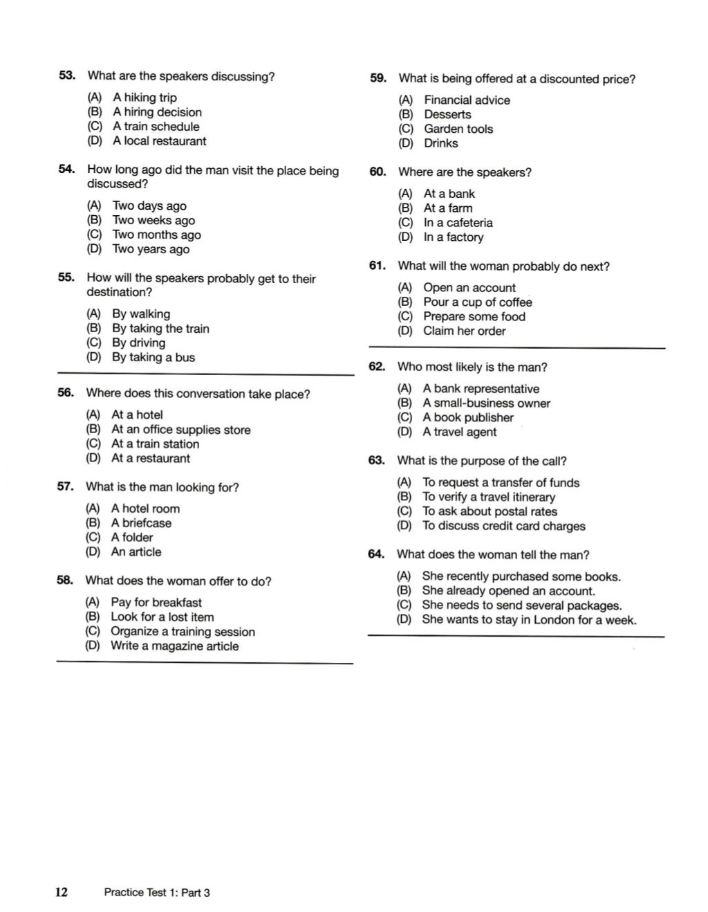 Oxford practice test 1