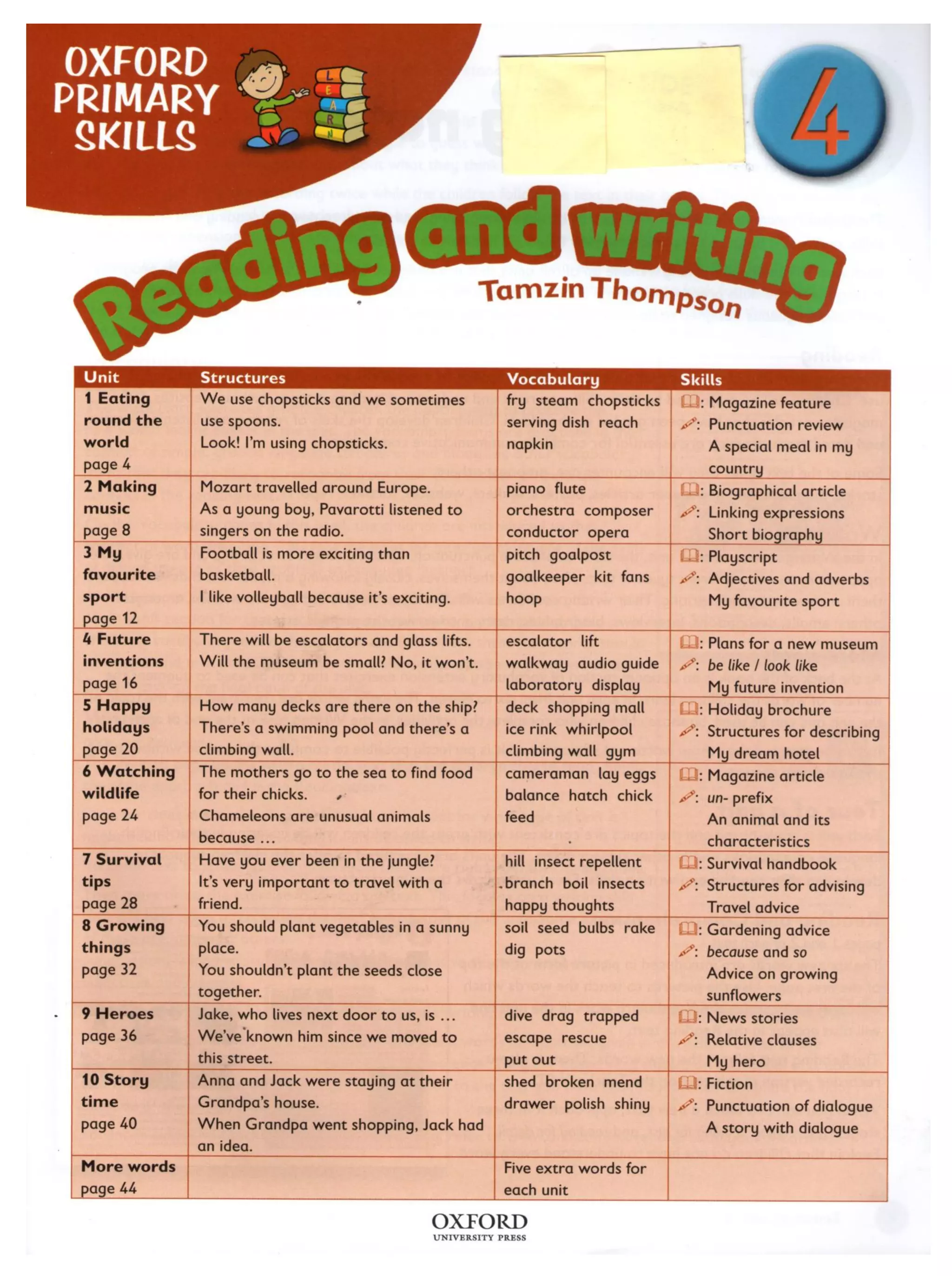 Oxford Primary Skills 4 book PDF Oxford primary skills 4 book pdf
