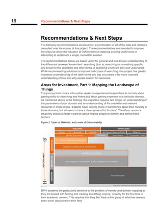 16     
Recommendations  &  Next  Steps    
        
  
Recommendations  &  Next  Steps    
The  following  recommendation...