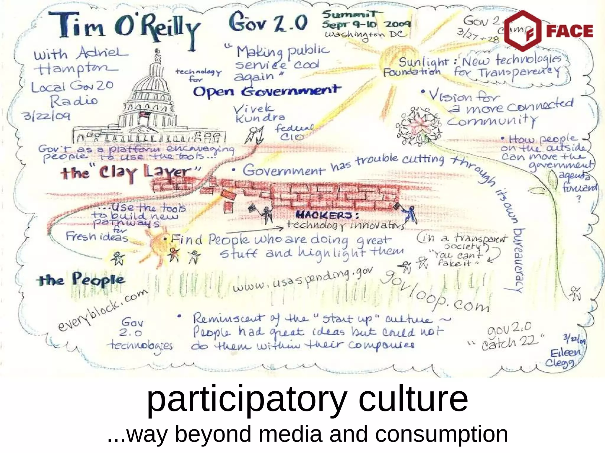 participatory culture ...way beyond media and consumption 