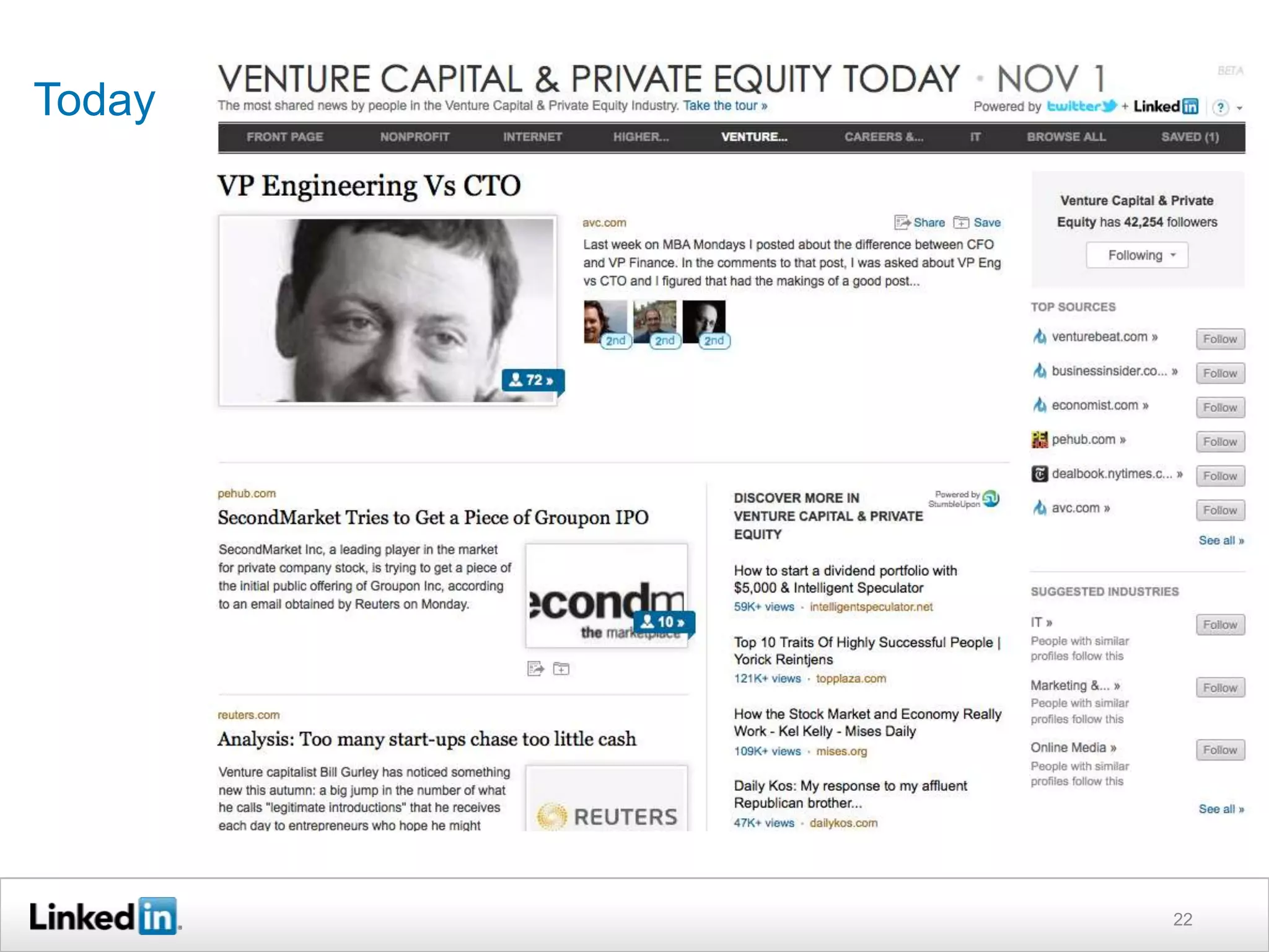 Today




        22
 