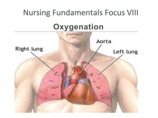 Oxygenation
Nursing Fundamentals Focus VIII
 