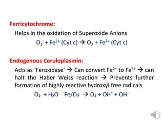 Oxidative stress and antioxidants | PPTX